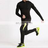 Zipper Dry Fast Workout Wholesale Compression Shirts