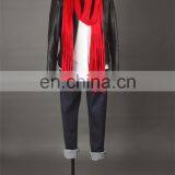 2017 Plain Woven Woolen Autumn Winter Women Neck Warm Pashmina Scarf Shawl Long Fringes Fashionable Cashmere Scarves thumbnail-5