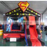 2017 Hot Sale Inflatable Adult Baby Bouncer Chair Superman Bouncer Castle With Slide Cheap Jumping Castle