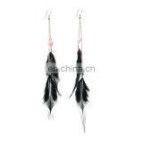 Special New Design Fashion Long Double Feather Earrings for Girls thumbnail-1