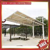 Outdoor Garden Sunshade Rain Aluminium Aluminum Alloy Metal PC Polycarbonate Parking Carport Car Port Shelter Canopy Awning Cover thumbnail-2