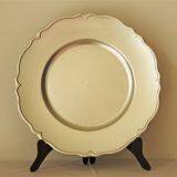 Christmas Plate Plastic Charger Plate Made in China YF-60041 thumbnail-2