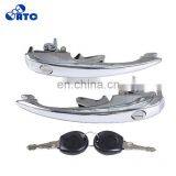 Exterior Door Handle Set With Keys 68-79 For V-W B-eetle 113898205M 113837205M