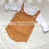 Baby Knitting Rompers Cute Overalls Newborn Baby Girls Boys Clothes Infantil Baby Girl Boy Sleeveless Romper Jumpsuit thumbnail-4