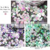 17 Colors Mermaid Scale Nail DIY Decoration Nail Art Sparkling Glitter Round Star Heart Shaped Paillette Spangles thumbnail-4