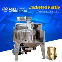 New Type Environmental Protection Oil Heating Jacketed Pot /Seasoning Sauce Heating Pot Stainless Steel Vertical Semicircular Heating Pot thumbnail-1