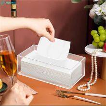 Top 50 Best Sellers Acrylic Tissue Dispenser Box Rectangle Shape China Factory thumbnail-3