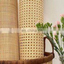 Natural Mesh Rattan Cane Webbing Roll Woven Bleached Rattan Webbing Cane For Sale Open Mesh Rattan Cane Webbing thumbnail-2