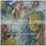 Polyester flower fabric
