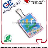 custom Colorful pvc vip luggage tag for promotion item
