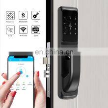 Encrypted Hot Sell Card Home Security Finger Print Biometric Fingerprint Door Locks Door Lock Smart Locks thumbnail-2