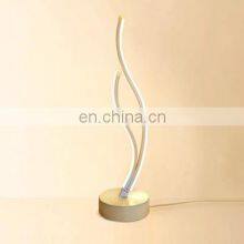 Modern LED Spiral Table Lamp Cool White Warm White For Living Room Bedroom LED Curved Desk Bedside Lamp thumbnail-4