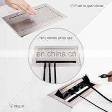 Flip Power Box for Office Desk With USB A C Charger thumbnail-2