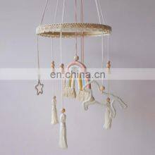 Hot Sale Boho Nursery Baby Mobile, Macrame Rainbow Mobile Unicorn Dreams Vietnam Supplier thumbnail-1