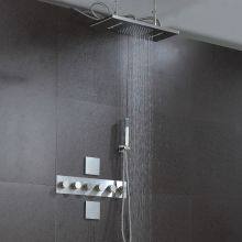 Shower Set With Multi-funciton Shower Head Rainfall Waterfall Body Jet in 304 Stainless Steel Sanitary Shower System thumbnail-3