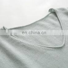 Wholesale 100% Cashmere V-Neck Sweater for Women Autumn and Winter Wear Knitted in Solid Pattern thumbnail-3