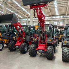 HZM China Popular Front End Loader 1 Ton HZM810 809 Compact Mini Wheel Loader thumbnail-2