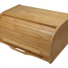 Bamboo Made Bread Box Food Home/Store Storage Box thumbnail-5