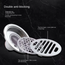 Modern All Copper Floor Drain for Kitchen and Bathroom Anti-Odor Anti-Insect Anti-Blocking Anti-Overflow for Shower Room thumbnail-2