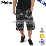 Custom Wholesale Mens Camo Printed Cargo Shorts thumbnail-1