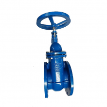 DIN Standard DN150 PN16 GG25 Cast Iron WCB Flange Gate Valve Non Rising Stem Hard Seal Gate Valve thumbnail-4