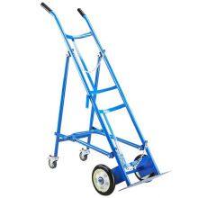 Industrial 40L 50L Oxygen & Nitrogen Steel Cylinder Trolley Double-Cylinder Safety Transport Hand Cart thumbnail-2