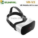 2016 Latest Virtual Reality Headset 3D VR Box/ 3d Video Glasses Player Google Player CX-V3 Supplier's Choice thumbnail-5