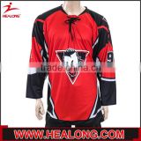 custom sublimated polyester ice hockey shirts sportswear manufacturer