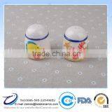 Hand Painting Colour Ceramic Salt & Pepper Set Sea Style thumbnail-1