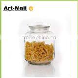 2016 Best Selling New Products Large Square Glass Jar for Food