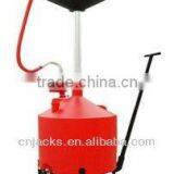 Oil Drainer Plastic 18 Gal. With Handle and Manual Pump thumbnail-1