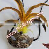 Yellow Roster Feather Decoration Party Mask Supplies thumbnail-3