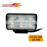 18w 10-30v DC Led Work Lights for Truck Motorcycle Driving