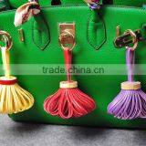 Custom Design Colorful pu Leather Tassels for Bag/garment Wholesale Chinese Supply Quality Choice thumbnail-3