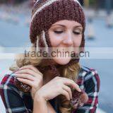 Korean Ladies Fashion Hat Dan Caesar Turtleneck Knitted Hat Baotou Warm Winter Hat thumbnail-5