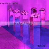 1 m Height Square Silver Mirror Pillar Party and Wedding Decoration Supplies in Guangzhou(MWS-018) thumbnail-3