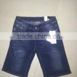 New design short jeans pants for lady
