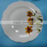 Stock Ceramic Dinner Plate / Round Ceramic Porcelain Flat Plate Stocked thumbnail-2
