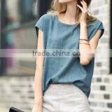OEM Service Lady T-shirt High Fashion Casual Wear thumbnail-2
