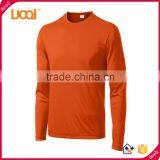 2016 Guangzhou Luoqi Plain Dye Dry Fit T-shirt/summer Fashion Long Sleeve O-neck Tshirt/custom Man Running Gym t Shirt Quality Choice thumbnail-3