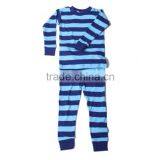 Wholesale Long Sleeve Striped Kids Cotton Pajama Set