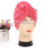 Coral Fleece Towel Shower Cap,2015 Elastic Model Shower Cap Wholesale thumbnail-3