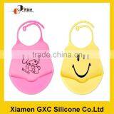 cute silicone baby infants kids bib manufacturer with eco-friendly