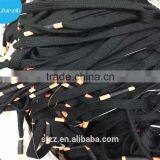Color Custom Polyester/Nylon/100% Cotton Flat Shoelace For Sale