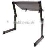 Angle Adjustable Foldable Laptop Notebook Desk Table Fans Stand Portable Bed Tray thumbnail-3