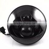 7" Round LED Projection Daymaker Headlight Car Headlight Kit for Harley Motorcycles Jee-p Hummer Lan-d Rover Quality Choice thumbnail-2