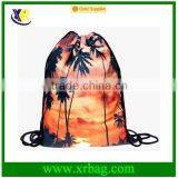 Women Mochila Man Gym Bags Travel Backpack Sunset Printing Drawstring Laundry Bag