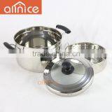 Promotional Allnice Stainless Steel Cookware Set/stock Pot/casserole/cooking Pot Japanese Series With Capsule Bottom thumbnail-3