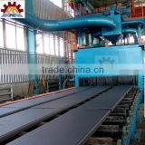 Q6930 steel shot blasting and painting line/steel plate pre-treament line