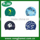 Hot Sales! Printing Silicone Swim Cap ,funny Silicone Swimming Cap thumbnail-1